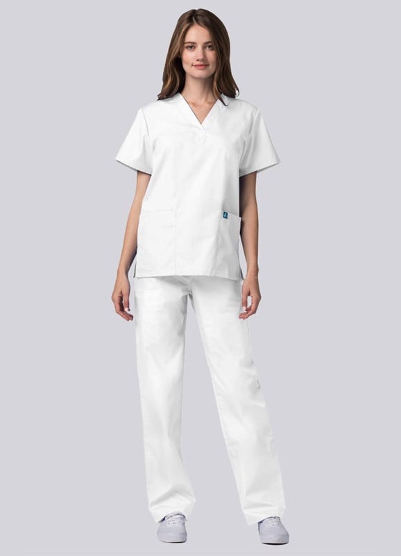 Para Trabajos de Belleza y Médicos Adar Uniforms delantal Laboral Unisex Con Bolsillos Talla: Regular 702 Color CBL 